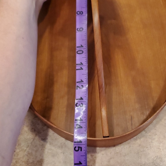 Cherry Wood Divided Shaker Tray Hand Crafted KY - Picture 9 of 12